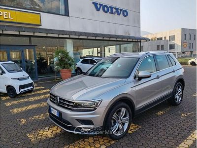 Usata VW Tiguan Advance 150 CV (110 kW) 2017 Argento SUV