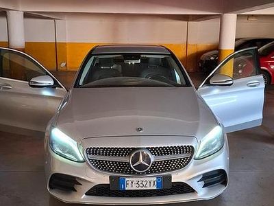 Begagnad Mercedes C220 Premium 170 HK (125 kW) 2020 Grå Sedan