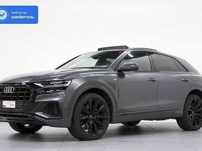 Usata Audi Q8 Sport 340 CV (250 kW) 2021 Grigio daytona perla SUV