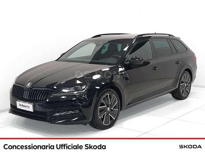 Usata Skoda Superb SportLine 150 CV (110 kW) 2023 Nero Station wagon