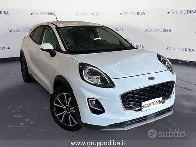Usata Ford Puma Titanium S 125 CV (91 kW) 2020 Bianco Berlina