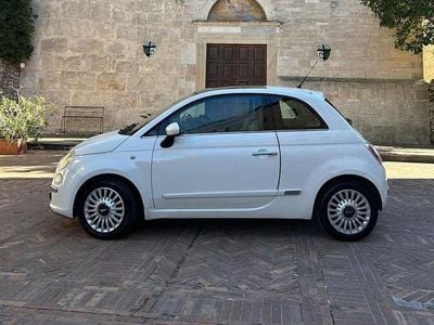 Usata Fiat 500 Lounge 69 CV (50 kW) 2009 Bianco Utilitaria