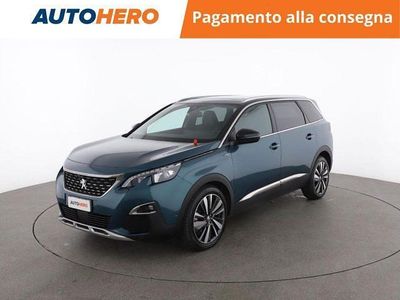 Usata Peugeot 5008 GT-line 130 CV (95 kW) 2018 Blu SUV