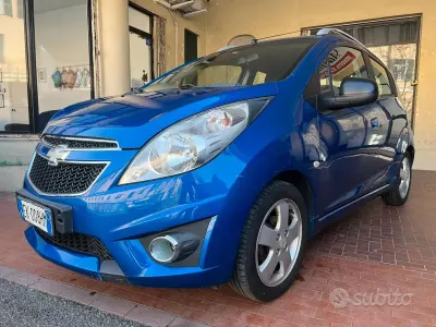 Usata Chevrolet Spark LT 82 CV (60 kW) 2011 Blu Utilitaria