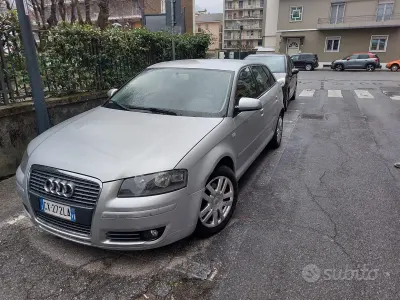 Usata Audi A3 105 CV (77 kW) 2005 Grigio Utilitaria