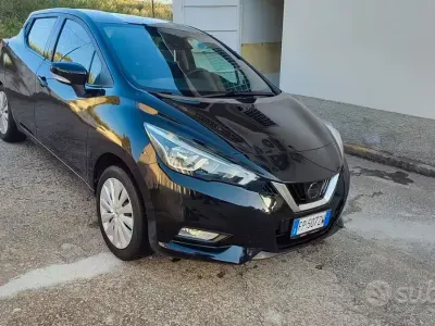 Usata Nissan Micra Visia 71 CV (52 kW) 2018 Nero Utilitaria