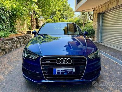 Käytetty Audi A3 S-Line 184 HP (135 kW) 2014 Sininen