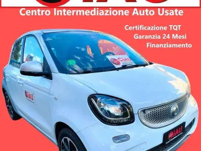 Usata Smart ForFour Passion 71 CV (52 kW) 2017 Bianco Utilitaria
