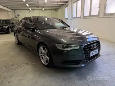 Usado Audi A6 S-Line 245 CV (180 kW) 2014 Gris Berlina