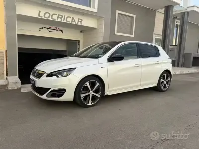 Usata Peugeot 308 GT-line 120 CV (88 kW) 2016 Bianco Berlina