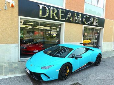 Usata Lamborghini Huracán 640 CV (470 kW) 2018 Azzurro pastello Coupé