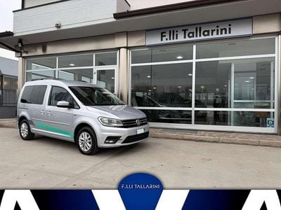 Usata VW Caddy Comfortline 102 CV (75 kW) 2020 Argento reflex metallizzato Monovolume