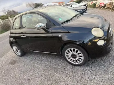 Usata Fiat 500 69 CV (50 kW) 2009 Nero Cabrio
