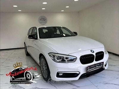 Usata BMW 118 Sport Line 150 CV (110 kW) 2019 Bianco Utilitaria
