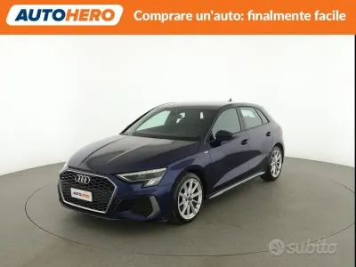 Usado Audi A3 S-Line 150 CV (110 kW) 2023 Azul Berlina