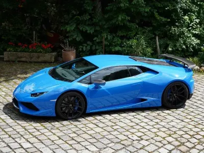 Usata Lamborghini Huracán 650 CV (478 kW) 2016 Blu Coupé