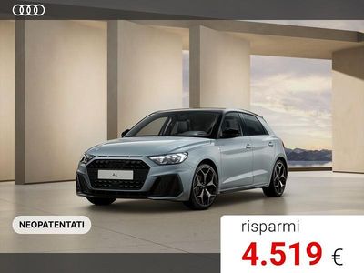 Nuova Audi A1 Sportback Design 116 CV (85 kW) 2025 Grigio chronos metallizzato nero mito me Utilitaria