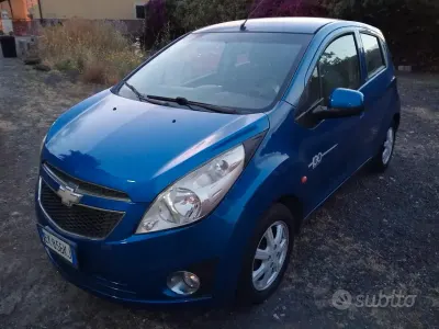Usata Chevrolet Spark 68 CV (50 kW) 2011 Bluazzurro Utilitaria
