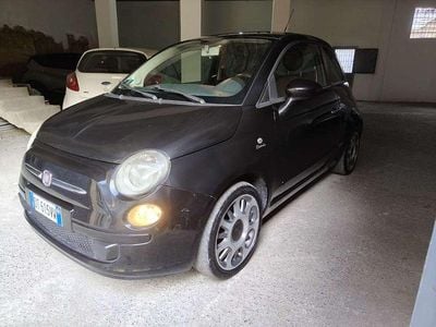 Usata Fiat 500 Sport 69 CV (50 kW) 2009 Nero Cabrio