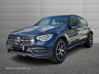 Usata Mercedes GLC220 Premium 194 CV (142 kW) 2021 Blu Coupé