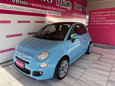 Usata Fiat 500 Sport 84 CV (61 kW) 2011 Blu/azzurro Utilitaria