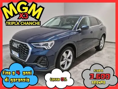 Usata Audi Q3 S-Line 150 CV (110 kW) 2020 Blu SUV