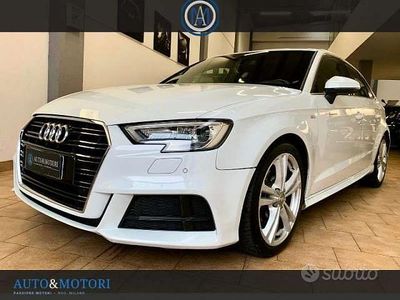 Usata Audi A3 Sport 150 CV (110 kW) 2018 Bianco Berlina