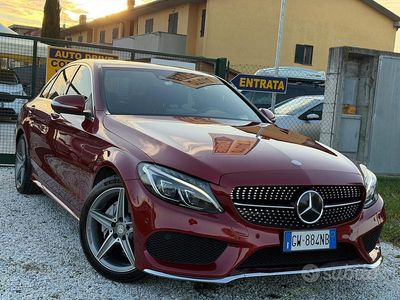 Usata Mercedes C220 Premium 170 CV (125 kW) 2014 Rosso Berlina