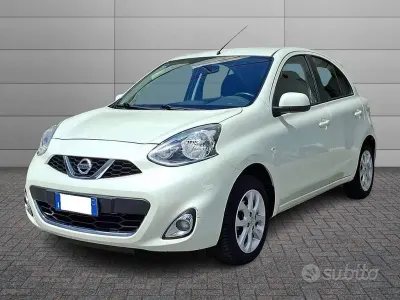 Usata Nissan Micra Acenta 80 CV (58 kW) 2014 Bianco Utilitaria