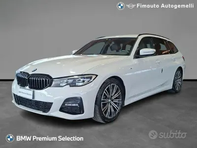 Usata BMW 318 M Sport 150 CV (110 kW) 2021 Bianco / pastello Station wagon