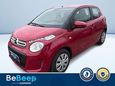 Usata Citroën C1 Live 69 CV (50 kW) 2017 Rosso metallizzato Utilitaria
