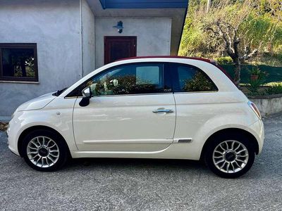 Usata Fiat 500C Lounge 95 CV (69 kW) 2012 Bianco Cabrio