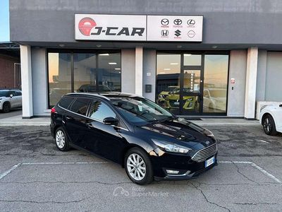 Usata Ford Focus Titanium S 120 CV (88 kW) 2016 Panther black Station wagon
