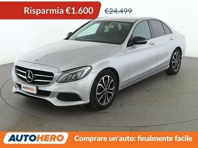 Usata Mercedes C220 170 CV (125 kW) 2018 Argento Berlina