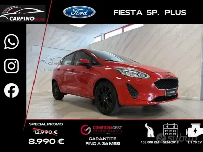 Usata Ford Fiesta 70 CV (51 kW) 2018 Rosso Utilitaria