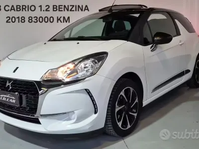 Usata DS Automobiles DS3 Sport Chic 110 CV (80 kW) 2018 Bianco Cabrio
