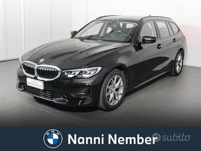 Usata BMW 320e Sport Line 190 CV (139 kW) 2021 Nero Station wagon