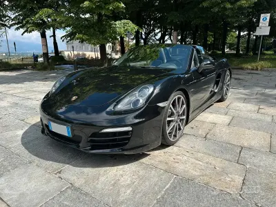 Second-hand Porsche Boxster Black Edition 265 CP (194 kW) 2015 Negru Cabrio