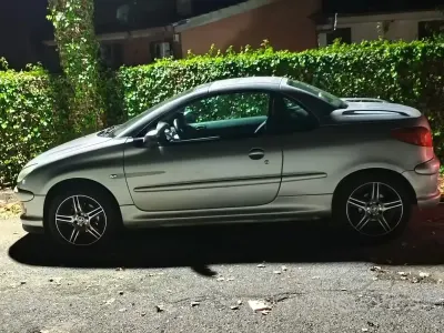 Usata Peugeot 206 CC 109 CV (80 kW) 2007 Grigio Cabrio