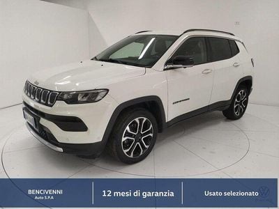 Bianco Usata 2021 Jeep Compass Limited SUV | 17.900 € (Buon prezzo)