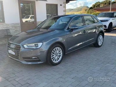 Usata Audi A3 Ambition 110 CV (80 kW) 2014 Grigio Berlina