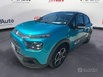 Usata Citroën C3 Shine 83 CV (61 kW) 2021 Blu Utilitaria