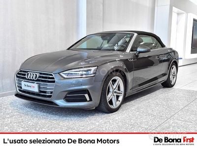 Usata Audi A5 Cabriolet 190 CV (139 kW) 2019 Grigio Cabrio