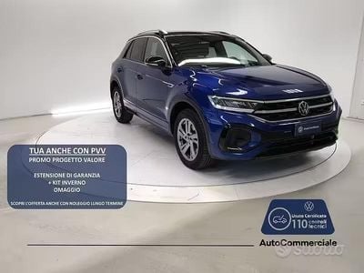 Usata VW T-Roc R-line 150 CV (110 kW) 2024 Blu SUV