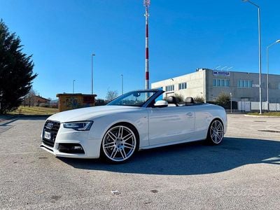Usata Audi A5 Cabriolet S-Line 177 CV (130 kW) 2013 Bianco Cabrio