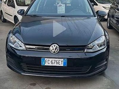 Usata VW Golf VII 110 CV (80 kW) 2016 Nero Berlina