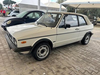 Usata VW Golf Cabriolet 111 CV (81 kW) 1984 Bianco Cabrio