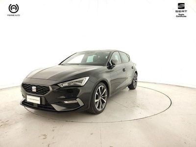 Usata Seat Leon FR 150 CV (110 kW) 2022 Nero Utilitaria