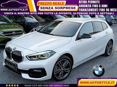 Brugt BMW 118 Sport Line 136 HK (100 kW) 2021 Hvid Hatchback