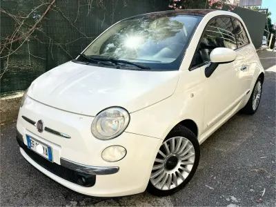Usata Fiat 500 Lounge 95 CV (69 kW) 2011 Bianco Coupé